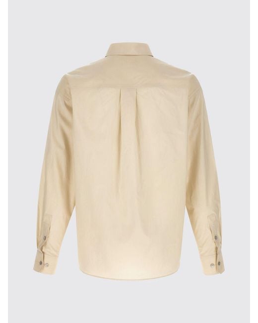 Lemaire Natural Cotton And Silk Shirt for men
