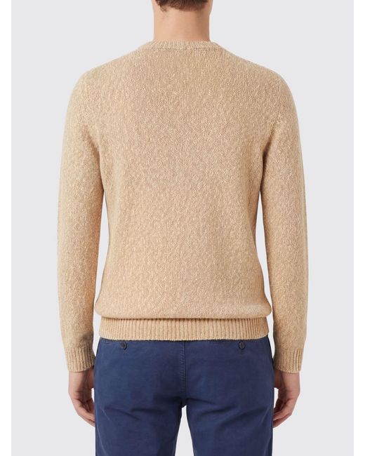 Zanone Blue Cotton Crew Neck Sweater for men