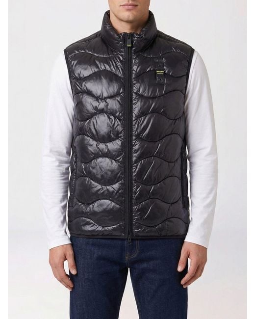 Blauer Blue Padded Nylon Vest for men