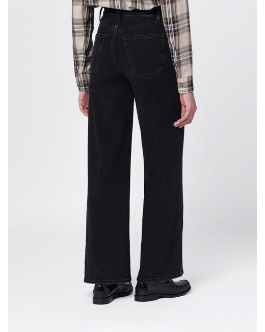 FRAME Black Flared Cotton Jeans