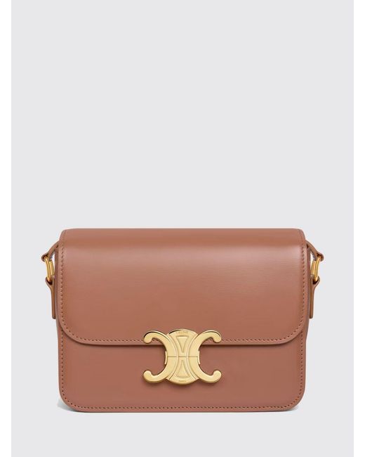 Céline Brown Teen Triomphe Handbag