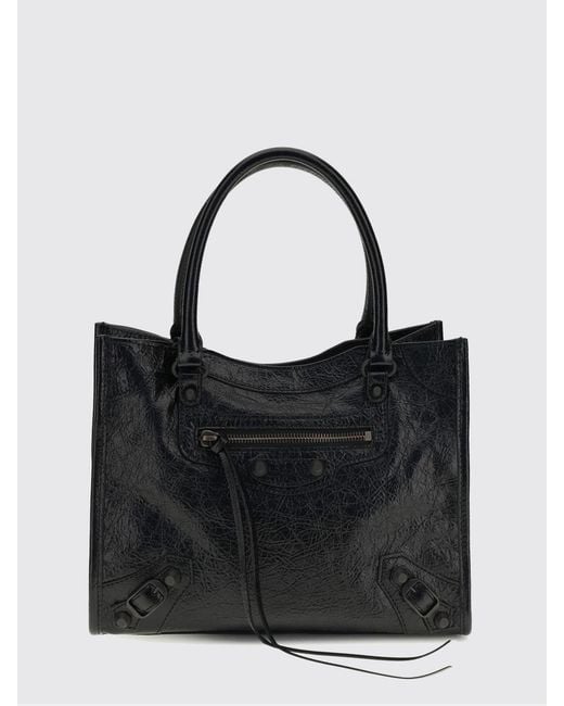 Balenciaga Black Le City Arena Leather Bag