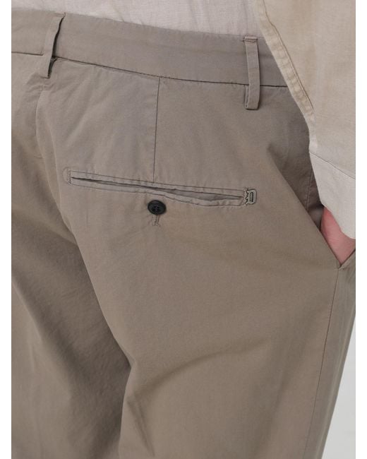 Dondup Natural Slim Fit Cotton Trousers for men