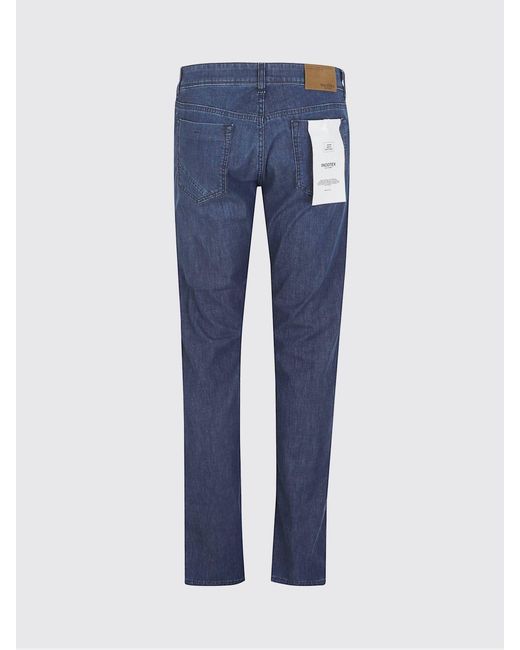 Incotex Blue Straight Denim Jeans for men