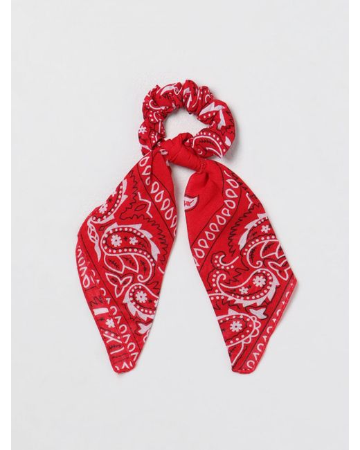 Scrunchies Bandana in cotone stampato di ARIZONA LOVE in Red