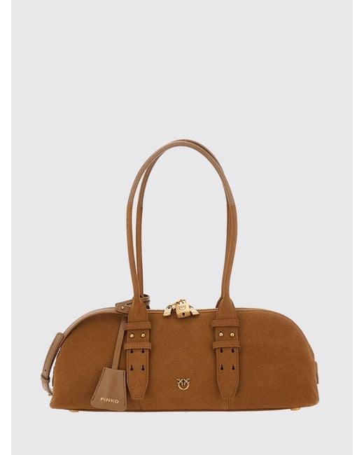 Pinko Brown Shoulder Bag