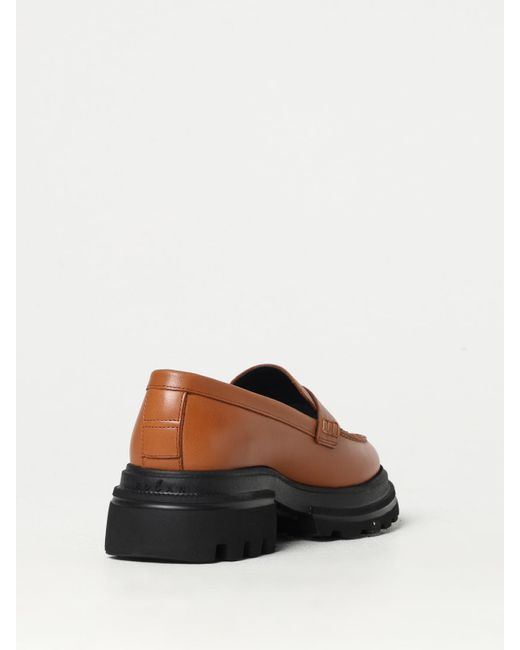 Sneakers in pelle marrone per donne di Hogan in Brown