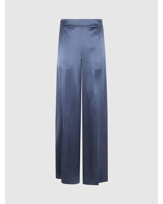 Joseph Blue Silk Trousers