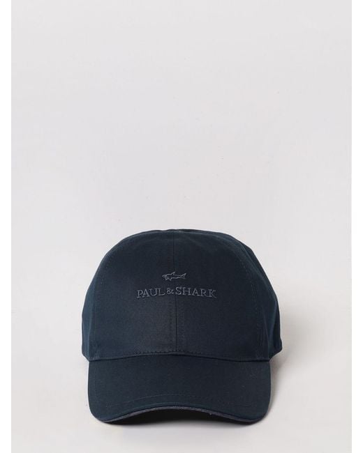 Paul & Shark Blue Paul &Amp Shark Cotton Baseball Cap for men