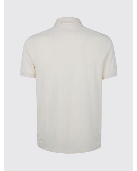 Fred Perry Natural Cotton Polo Shirt With Logo for men