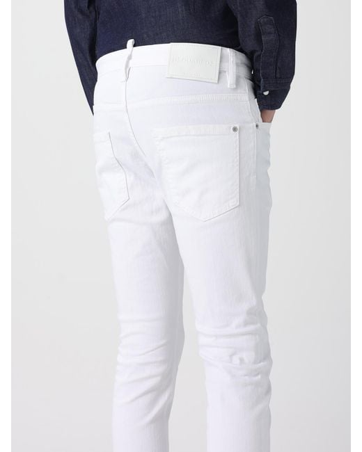 DSquared² Blue Skinny Fit Denim Jeans for men