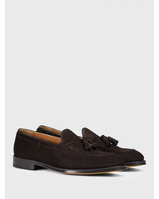 Doucal's Multicolor Suede Loafers for men