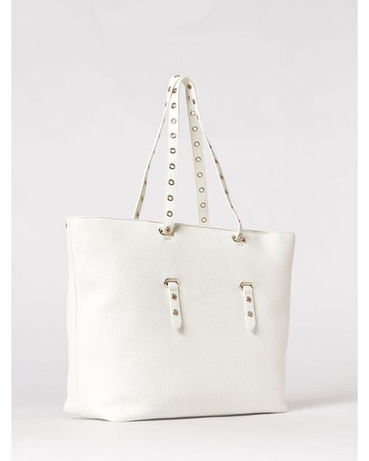 Just Cavalli Natural Grained Faux Leather Bag