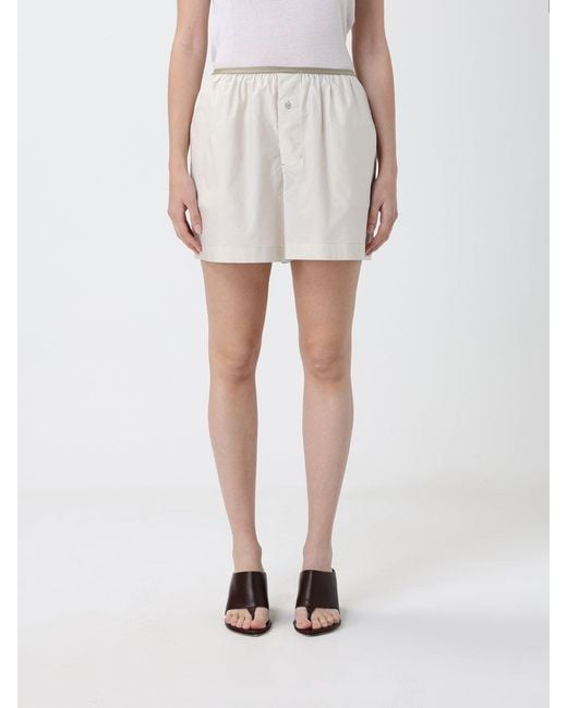 Lemaire White Shorts