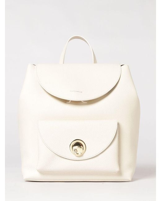Coccinelle Natural Nikla Grained Leather Backpack