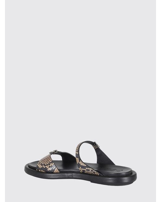 Poeve White Nappa Sandals