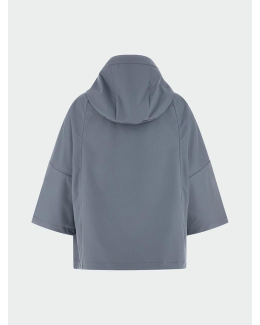 Moorer Gray Technical Fabric Jacket