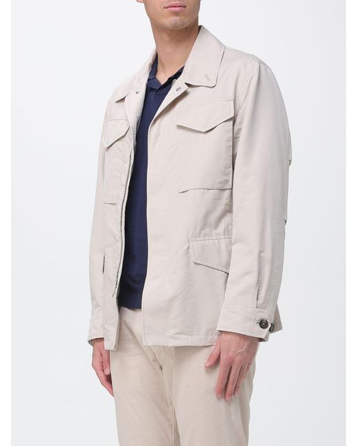 Eleventy Gray Cotton Blend Jacket for men