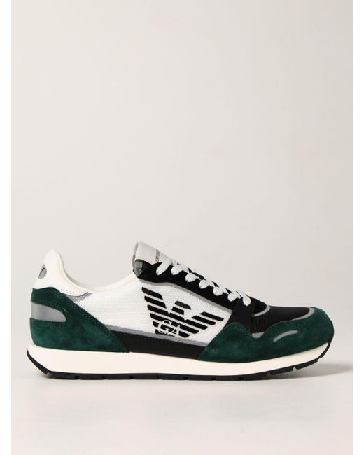 Zapatillas Emporio Armani de Ante de color Neutro para hombre | Lyst