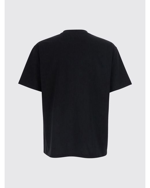 Valentino Black Vlogo Signature Cotton-Blend T-Shirt With Patch Pocket for men
