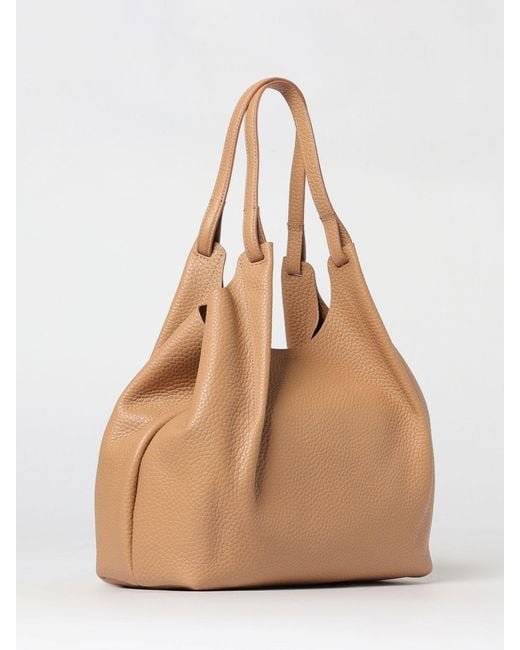 Gianni Chiarini Natural Dua Hammered Leather Bag