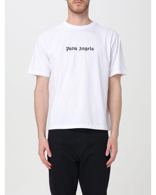 Palm Angels White T-shirt for men