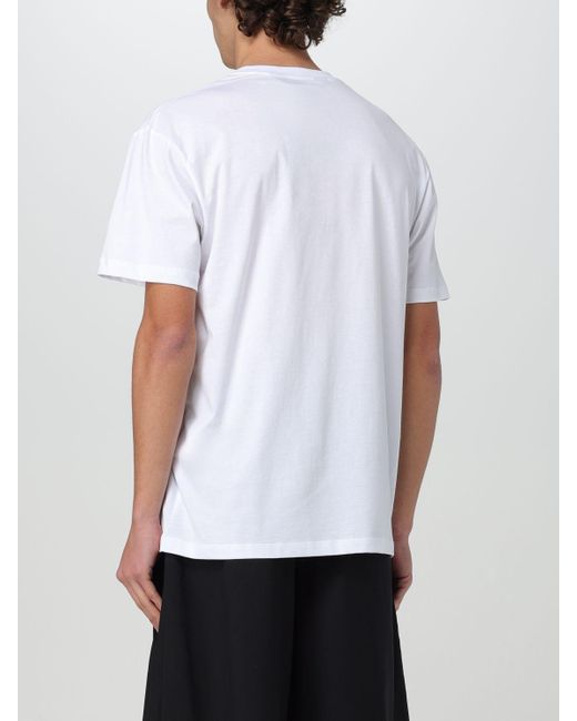 T-shirt Monogram Snake di Just Cavalli in White da Uomo