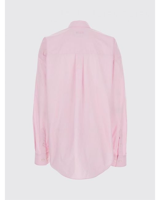 Camisa Mujer MSGM de color Pink