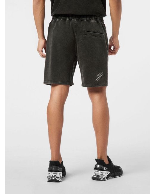 Philipp Plein Black Shorts for men
