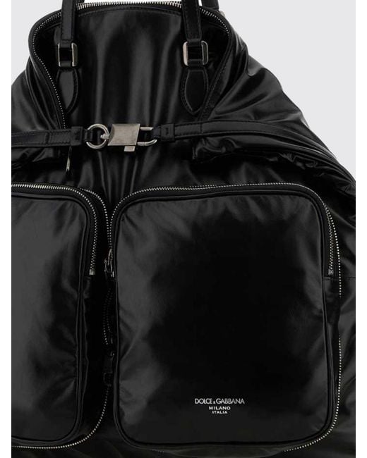 Dolce & Gabbana Black Dolce &Amp Gabbana Leather Shopping Bag for men