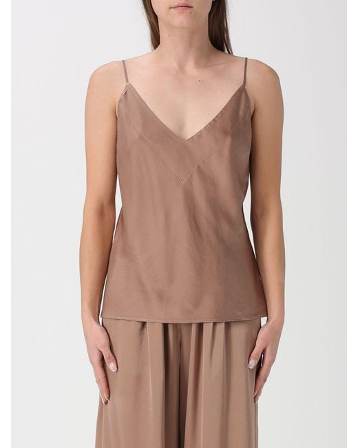 Forte_forte Brown Basic Silk Top