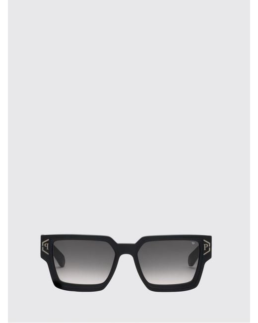 Philipp Plein Gray Sunglasses for men
