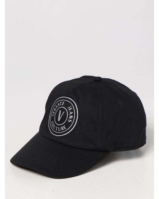Versace Jeans Couture Black Hat for men