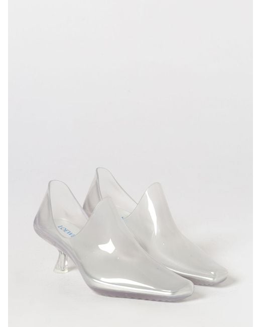 Loewe White Boots Transparent