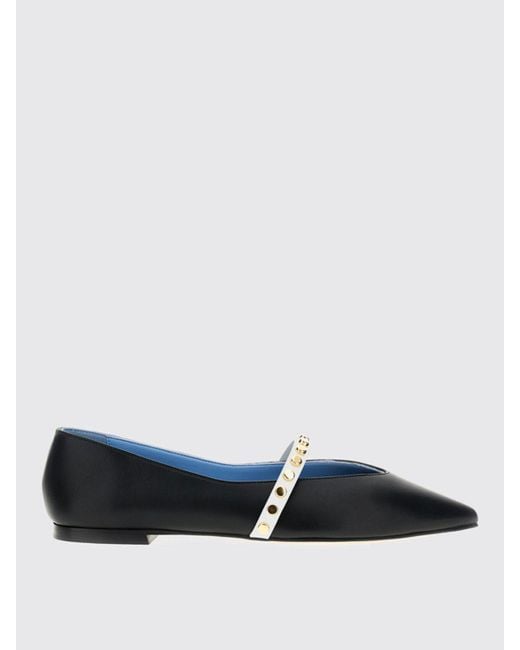 Alexander McQueen White Ballet Flats