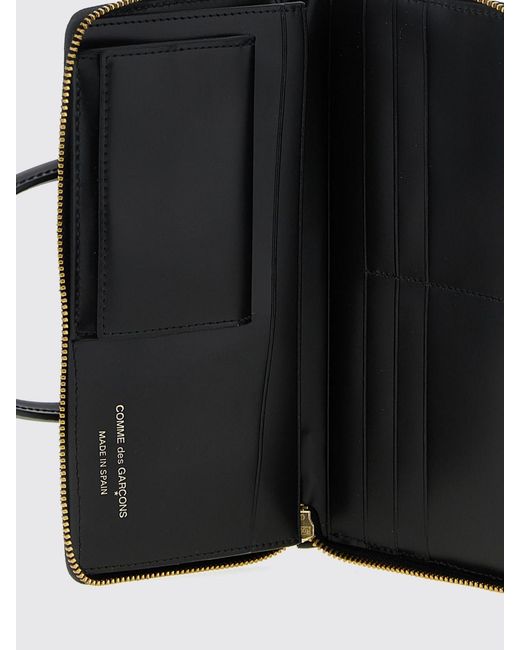 Comme des Garçons Black Leather Wallet for men