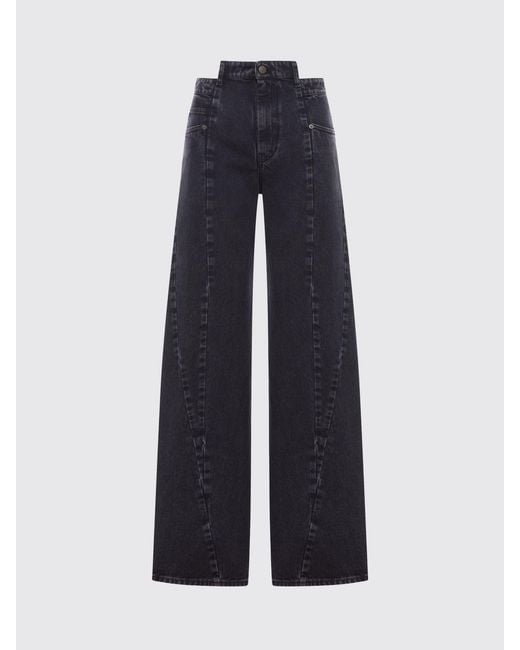 Maison Margiela Black Cotton Denim Jeans