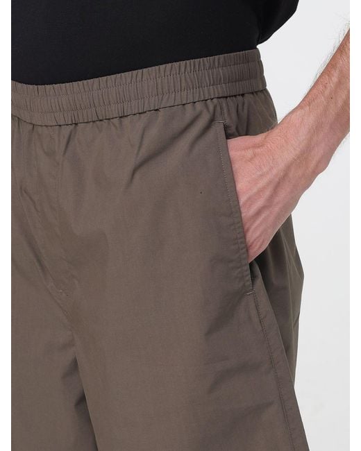 ARMANI EXCHANGE Gray Cotton Blend Shorts for men