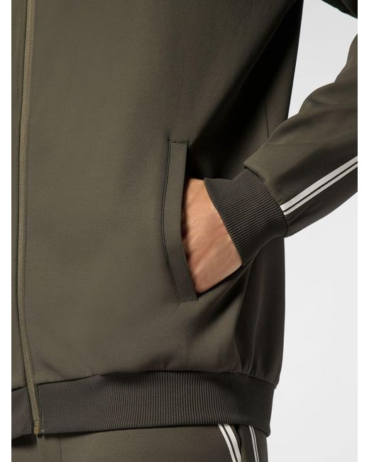 Philipp Plein Green Zip-Up Hooded Sweatshirt for men