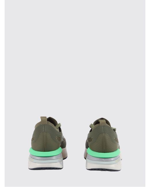 Premiata Green Moerun Suede Sneakers for men