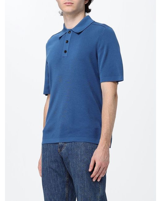 Burberry Blue Polo Shirt for men