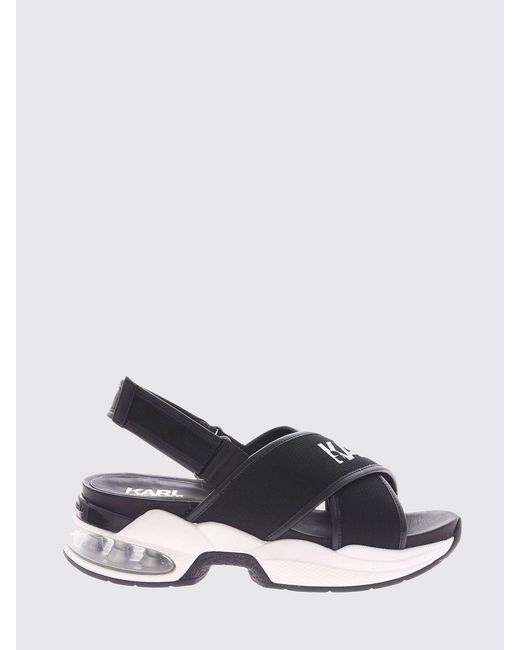 Karl Lagerfeld Blue Heeled Sandal