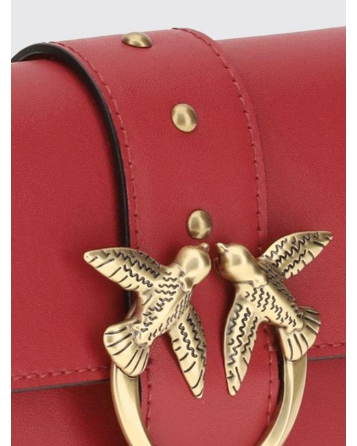 Pinko Red Shoulder Bag