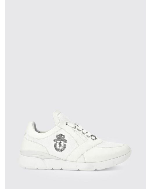 Billionaire White Crest Runner Sneakers for men