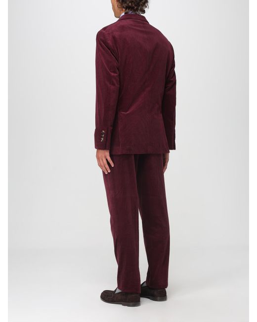 Traje Hombre Brunello Cucinelli de hombre de color Red
