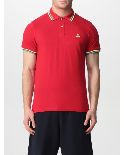 Polo Hombre Peuterey de hombre de color Red
