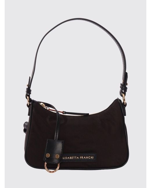 Elisabetta Franchi Black Nylon Bag