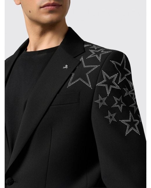 Philipp Plein Black Blazer for men