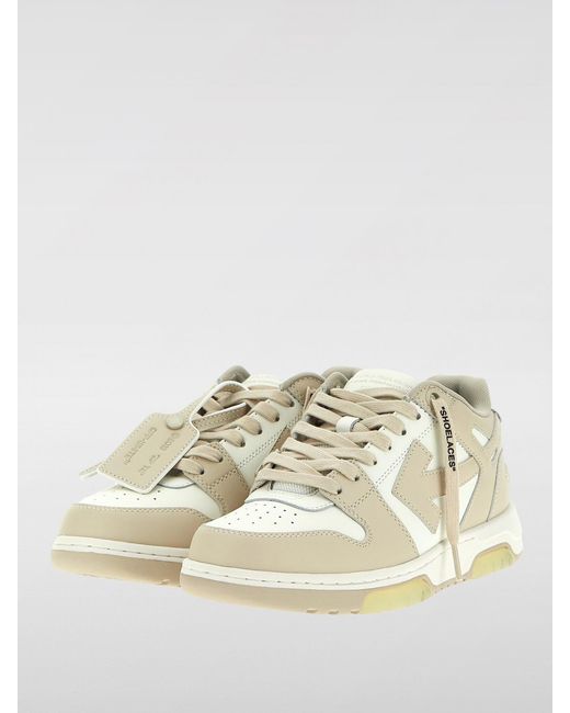 Off-White c/o Virgil Abloh Natural 'Out Of Office' Sneakers