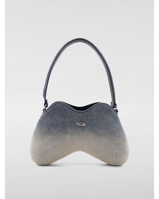 DIESEL Blue Denim Shoulder Bag